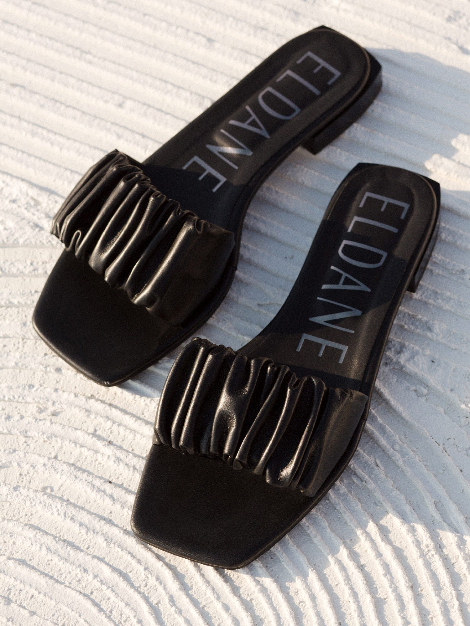 Loretta Black Sandals - Workshop